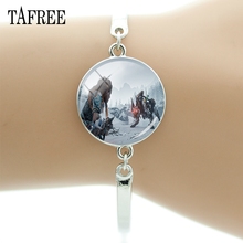 TAFREE Horizon Zero Dawn Games Bracelets Glass Cabochon Dome Handmade Art Bracelet Bangles New Fashion Jewelry Accessories HZD29 2024 - buy cheap