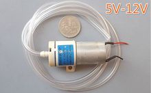 0.08MPa 370 motor 12V DC air pump / aquarium fish oxygen pump / oxygen filling pump Holder with 1m cable 2024 - buy cheap