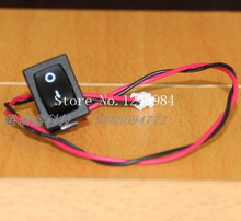 [SA]R19 A single power switch trigger reset black boat -type switch -Taiwan group with a line of 13 * 19--50pcs/lot 2024 - buy cheap