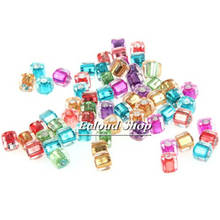 7mm 100pcs Mixed Glass Crystals Beads Charm Bead Loose Spacer Beads DIY Jewelry Making 2024 - buy cheap