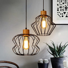 Nordic Modern Black Wire Droplight American Metal Pendant Lights Fixture Home Indoor Dining Room Lighting Restaurant Hang Lamp 2024 - buy cheap