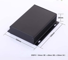 2PC 104*28*120mm Aluminum Enclosure DIY PCB Project Box Power Shell Case Electronics Enclosure Panel Mounting Type NEW Wholesale 2024 - buy cheap