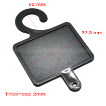 62*37.5mm Plastic Hanger&Hook For Packing Sock Garment Textile Accessories Black 2024 - buy cheap