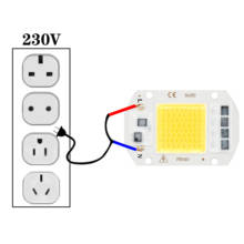 LEDCOB 5W Chip 50w led bulb High Power led 220v 10W 20W 30W light bulbs Lamp 220V LED matrix For Outdoor Indoor FloodLight White 2024 - buy cheap