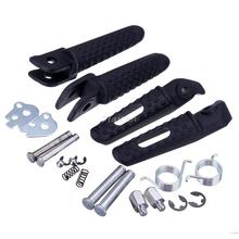 Black Motorcycle Front & Rear Foot Pegs Footrest for Honda CBR 600 RR 2003 2004 2005 2006 CBR 1000 RR 2004-2011 free shipping 2024 - buy cheap