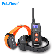 Petrainer-Collar de entrenamiento para perros, dispositivo electrónico impermeable, recargable, con pantalla LCD azul, 916-2 2024 - compra barato