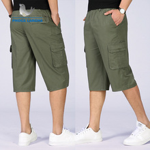Shorts Cargo hombres verano moda ejército militar táctico Homme pantalones casuales Multi-Bolsillo masculino holgado pantalones de talla grande 5XL 6XL 2024 - compra barato