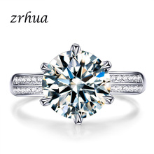 ZRHUA 925 Sterling Silver Ring Eternity Classic Ring Charms Best Friend Gift Endless Love Fashion Finger Bague  For Women Girls 2024 - buy cheap