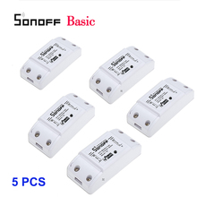 SONOFF Basic Wifi Switch Timer Wireless Remote Switch Work with Alexa for Google Home APP Control Smart Home Automation Module 2024 - buy cheap
