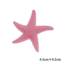 IBOWS 40pcs  Shiny Glitter Starfish Appliques Single Side Patches for DIY Headdress Clips Accessories Toy Scrapbooking Sticker 2024 - buy cheap