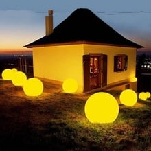 Bola de luz LED con Control remoto para jardín, luces de noche impermeables para piscina al aire libre, lámpara de bola flotante, decoración para césped y paisaje 2024 - compra barato