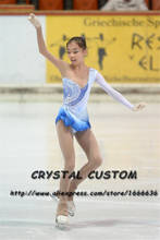 Crystal Custom Figure Skating Dresses For Girls Graceful New Brand Ice Skating Dresses For Competition DR4332 2024 - buy cheap