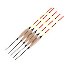 5 Pcs/Set Fishing Float Fluorescent Tail Luminous Stick Floating Buoy Tackle Barr Wood Wooden Sticks Accessories Ice Fishing 2024 - buy cheap