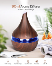 P 300ml USB Electric Aroma air diffuser wood Ultrasonic air humidifier Essential oil Aromatherapy cool mist maker for home H 2024 - buy cheap