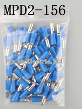 MPD2-156  100PCS Bullet Shaped male Insulating Joint Wire Connector Electrical Crimp Terminal AWG16-14 2024 - buy cheap