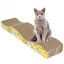 Drop Shipping Cat Kitten Paper Cardboard Corrugated Scratch Board Pad Scratcher Bed Mat Claws Care High Quality 2024 - buy cheap