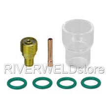 7Pcs/Set #12 Pyrex Glass Cup Gas Lens Collet Kit For WP 9/20/25 Tig Welding Torch 2024 - buy cheap