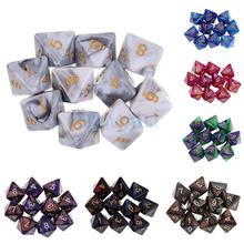 10pcs 8 Sided Dice D8 Polyhedral Dice for Dungeons and Dragons MTG Table Games 2024 - buy cheap