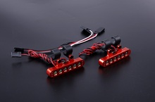 1/5 escala rc baja camión LT repuestos LT CNC base de luz trasera luces traseras para LOSI 5IVE-T KM X2 RCMK ROVAN LT 87097 2024 - compra barato