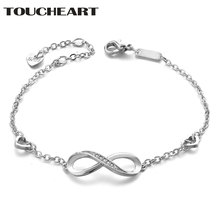 TOUCHEART Crystal S925 Unlimited 8 Bracelets&Bangles Charms For Women Bracelet Jewelry Wedding Friendship Bracelets SBR190177 2024 - buy cheap