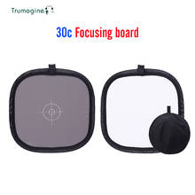 TRUMAGINE 30CM Portable  Gray Card Light Reflector White Balance Double Face Focusing Board with Carry Bag 2024 - buy cheap