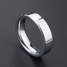 Anel de casal de tungstênio, para mulheres e homens, para anéis de noivado, 4mm/6mm de largura, à prova de arranhões, venda imperdível 2024 - compre barato