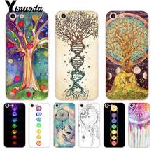 Yinuoda For iPhone 7 Case The dream catcher mandala chakra Insist yoga Phone Case for iPhone 8 7 6 6S Plus X 10 SE XR XS XSMAX 2024 - buy cheap