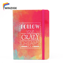 Winzige A7 Ruled Planner Diary Notebook Cute Stationery Office School Supplies Hard Cover Notepad Chancery 2024 - buy cheap