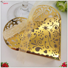 10Pcs Heart Shape Gift Boxes Baby Shower Birthday Party Candy Box Laser Cutting Gift box  For Kids Party Wedding Favor Box 8Z 2024 - buy cheap