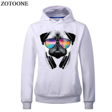 ZOTOONE Fashion Music Dog Patch Iron on Transfers For Clothing DIY T-shirt  Applique Heat Transfer Cute Stickers Decoration 2024 - buy cheap