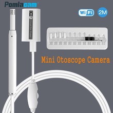 Endoscópio f170 com lente de 5.5mm, endoscópio sem fio com wi-fi, câmera hd 720p, limpeza visual de ouvido, colher, boroscópio, suporte para pc, android, ios 2024 - compre barato