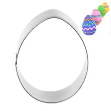 Easter Eggs Shape Stainless Steel Cookie Cutter Cake Baking Chocolate Mold Fondant Pastry Biscuit Mould DIY Crafts 2024 - buy cheap
