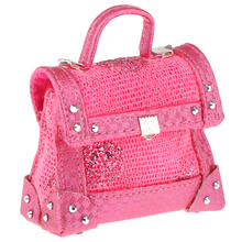 MagiDeal Adorable Miniature Bag Handbag Purse for Blythe 1/6 BJD Dolls Pink 2024 - buy cheap