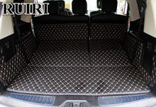 Best quality & Free shipping! Special trunk mats for Nissan Armada 8 seats 2018 durable boot carpets cargo liner for ARMADA 2017 2024 - buy cheap