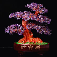 Natural energy quartz amethyst Rose quartz Tree of Life Mineral Specimen Reiki Crystal Healing Home Decoration Gift Souvenir 2024 - buy cheap