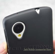 Новый черный цвет ТПУ Матовый гелевый Чехол для LG Nexus 5 2024 - купить недорого