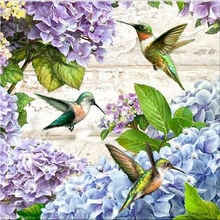 DIY 5D Diamond Painting Cross Stitch Pattern animal Full Diamond Embroidery Mosaic Hummingbird rhinestones Painting Home Decor 2024 - buy cheap