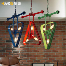 American country  Loft retro industrial restaurant water pipe hanging room  pendant light 2024 - buy cheap