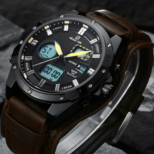 GOLDENHOUR Sport Leather Men Watches Fashion Men Quartz Watch Date Week Display Wristwatch Analog Waterproof Male Clock Relogio 2024 - buy cheap