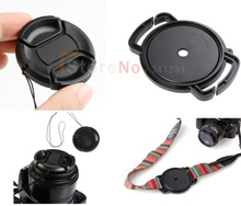 2 in 1 40.5 49 52mm Lens Cap Holder Cover Anti Lost Buckle Keeper + lens cap For S&ny Nex 5R 5T 6 NEX5R NEX-5T NEX-6 16-50 MM 2024 - buy cheap