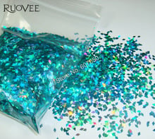 Láser holográfico de Color azul-verde, rombos de diamante de 2MM, purpurina, forma de lentejuela para decoración artística de uñas DIY 2024 - compra barato