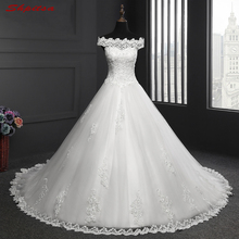 Elegant Lace Wedding Dresses Tulle Beaded Sequin Wedding Gowns Weding Bridal Bride Dresses Weddingdress vestido de noiva 2024 - buy cheap