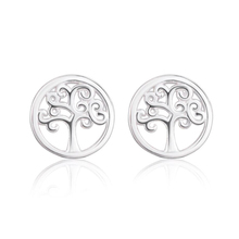 KOFSAC Fashion 925 Sterling Silver Stud Earrings Women Jewelry Cute Exquisite Life Tree Earring Lady Anniversary Accessories 2024 - buy cheap