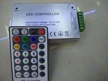 DC12-24V Беспроводной RF SMD RGB светодиодные полосы света 24A, 288 Вт диммер удаленно контроллер, 28/20 ключ дистанционного управления для RGB Светодиодные полосы света 2024 - купить недорого