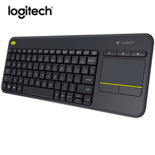 Беспроводная сенсорная клавиатура Logitech K400 Plus со встроенным тачпадом, ПК-телевизором 2024 - купить недорого