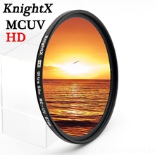 KnightX HD MCUV MC 49mm 52mm 55MM 58MM 62 67MM 72MM 77MM FILTER UV LENS for Nikon canon t3i D3100 D3200 D5200 D7100 d5300 d3300 2024 - buy cheap