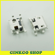500pcs/lot Micro usb charging connector 5pin for huawei tail sockect C8500 C8600 U8150 U8800 C8300 T8300 Free shipping 2024 - buy cheap