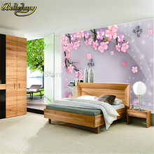 Beibehang-Tapete grande para sala de estar, papel tapiz para dormitorio, murales, vídeo estereoscópico 3d, telón de fondo personalizado, tejido para Tv 2024 - compra barato