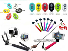 New Extendable Self Portrait  Stick Handheld Monopod +  Bluetooth Remote Shutter Control for IOS Android Phones 2024 - buy cheap