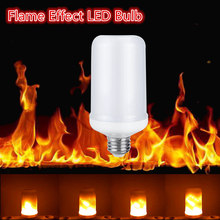 E27 Simulation Flame Effect LED Bulb Corn Lamp Night Light Bulbs Novelty Emulation Fire Flicker Burning Decorative lamp Lantern 2024 - buy cheap